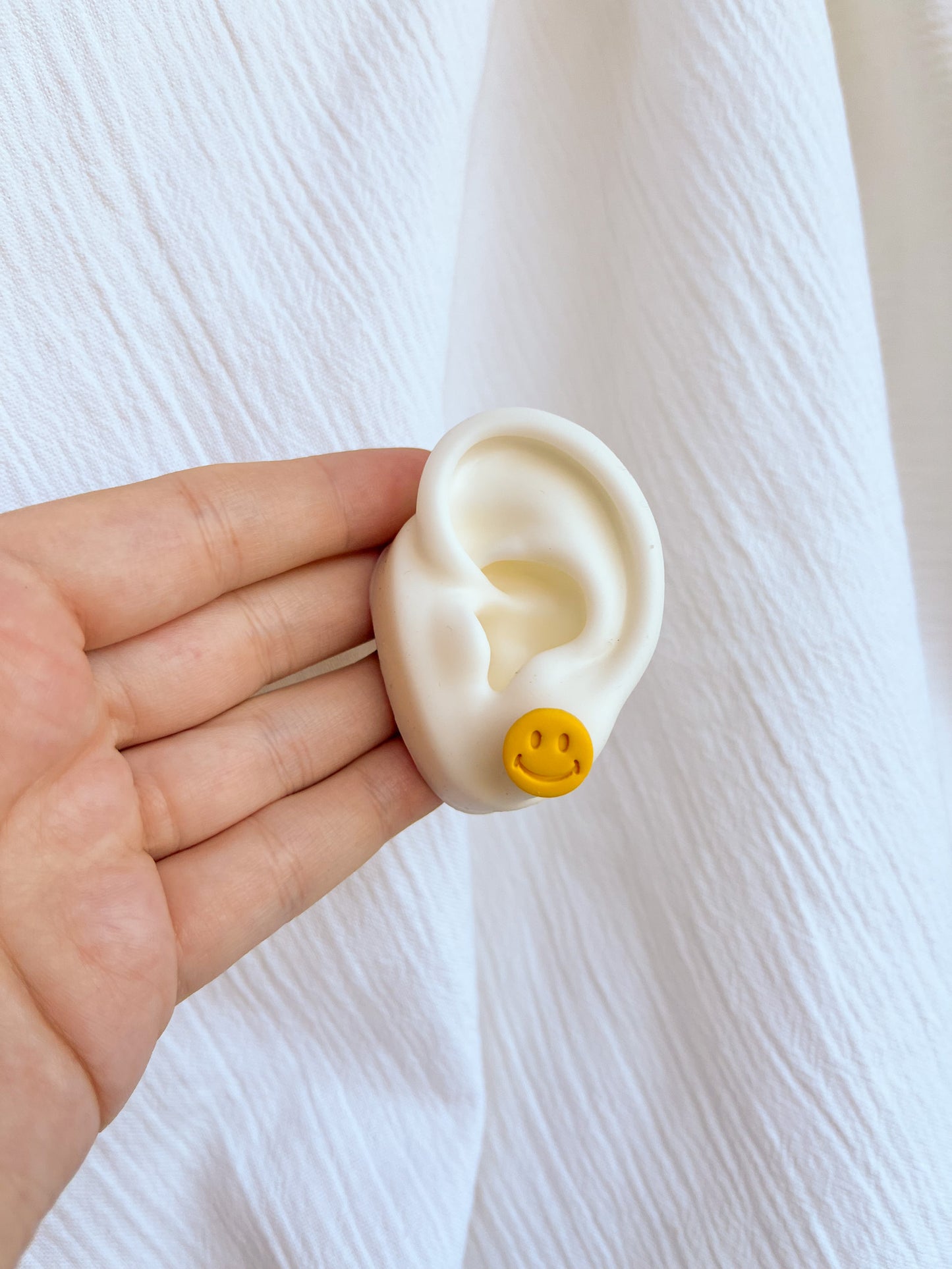 Smiley Face Studs - 3 Sizes