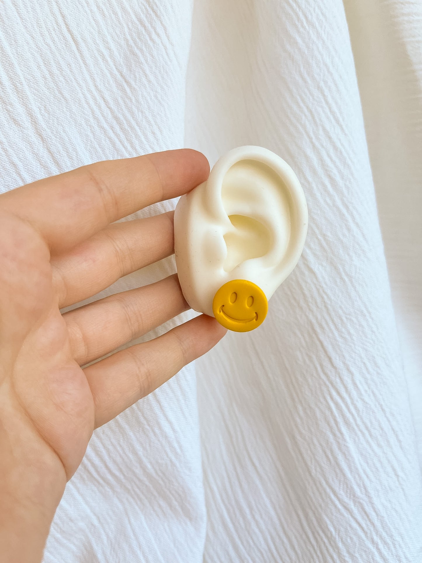 Smiley Face Studs - 3 Sizes