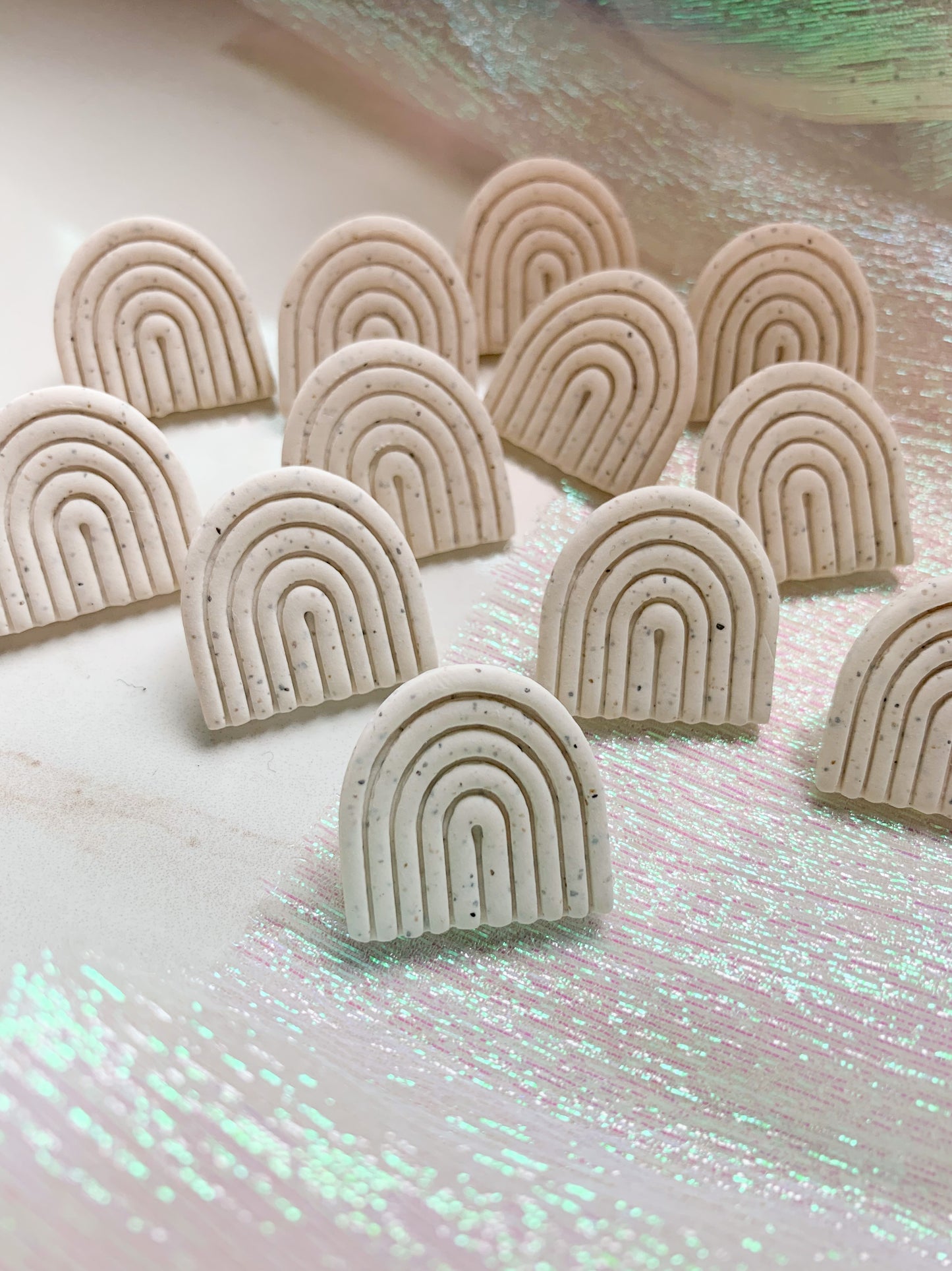 Vanilla Bean Rainbow Studs