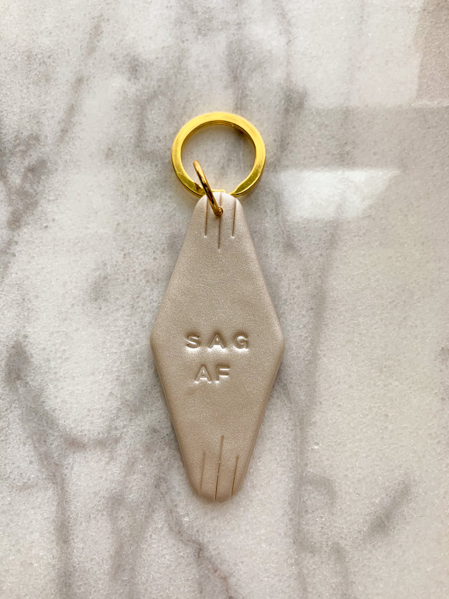 Pearly White Keychains