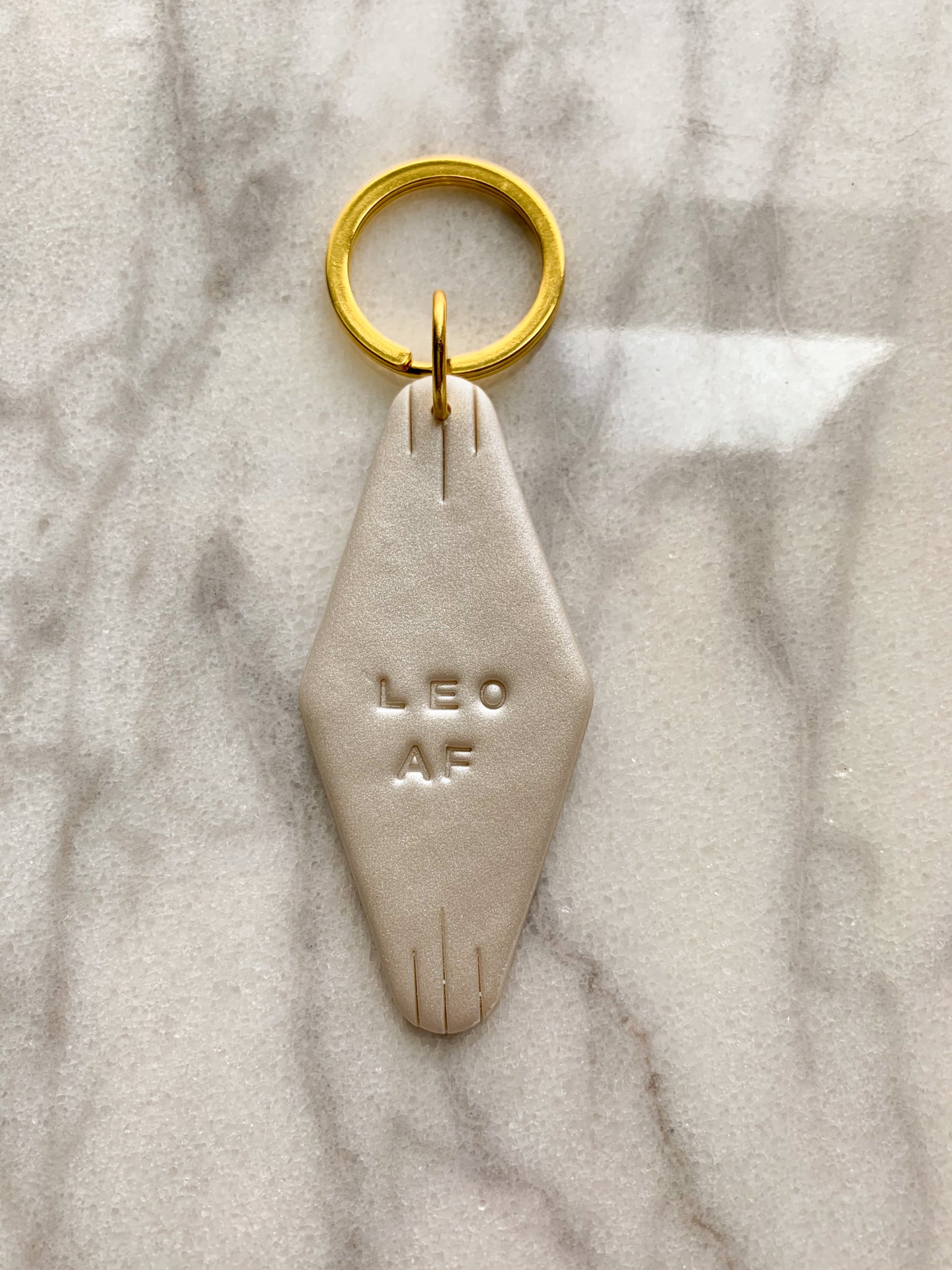 Pearly White Keychains