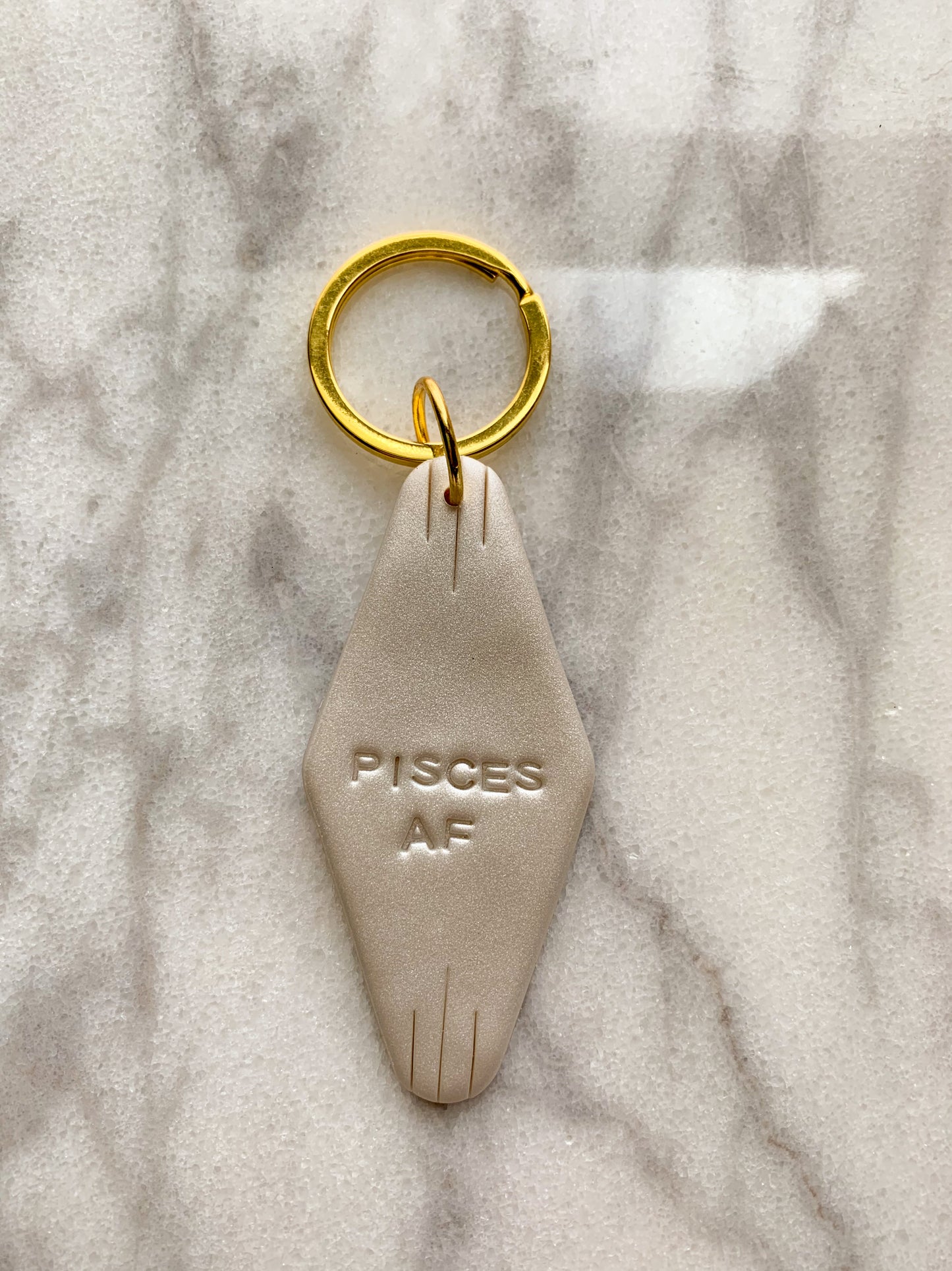 Pearly White Keychains