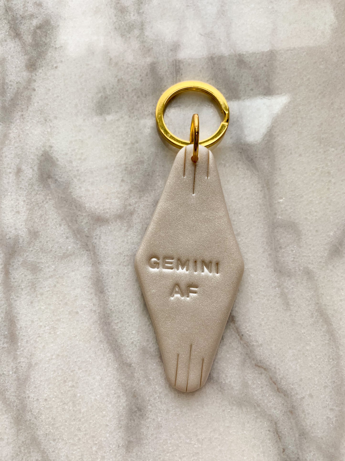 Pearly White Keychains