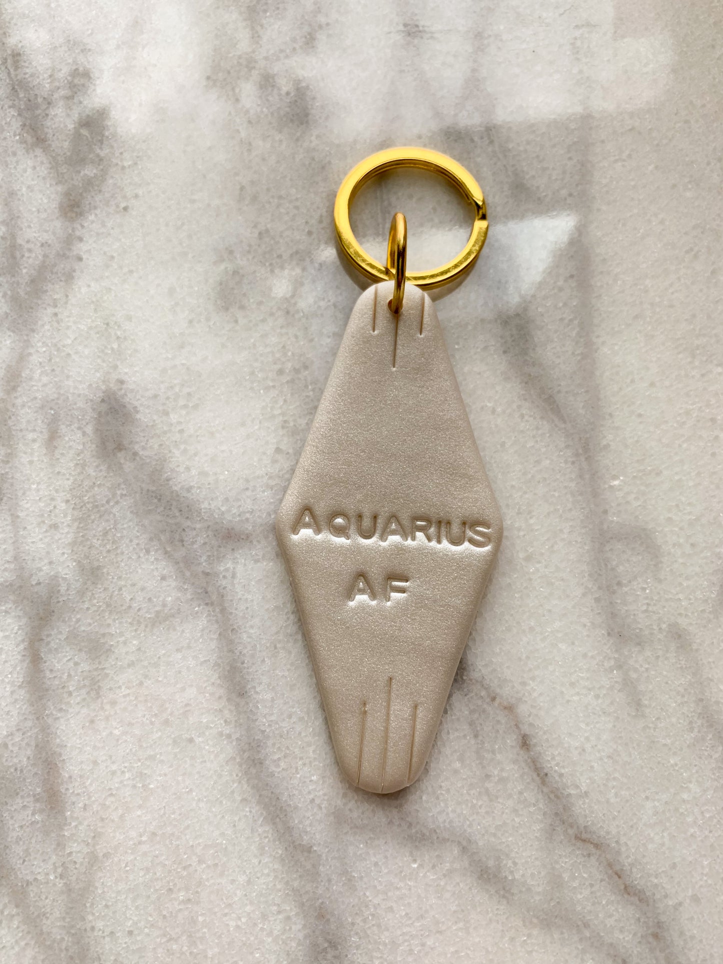 Pearly White Keychains