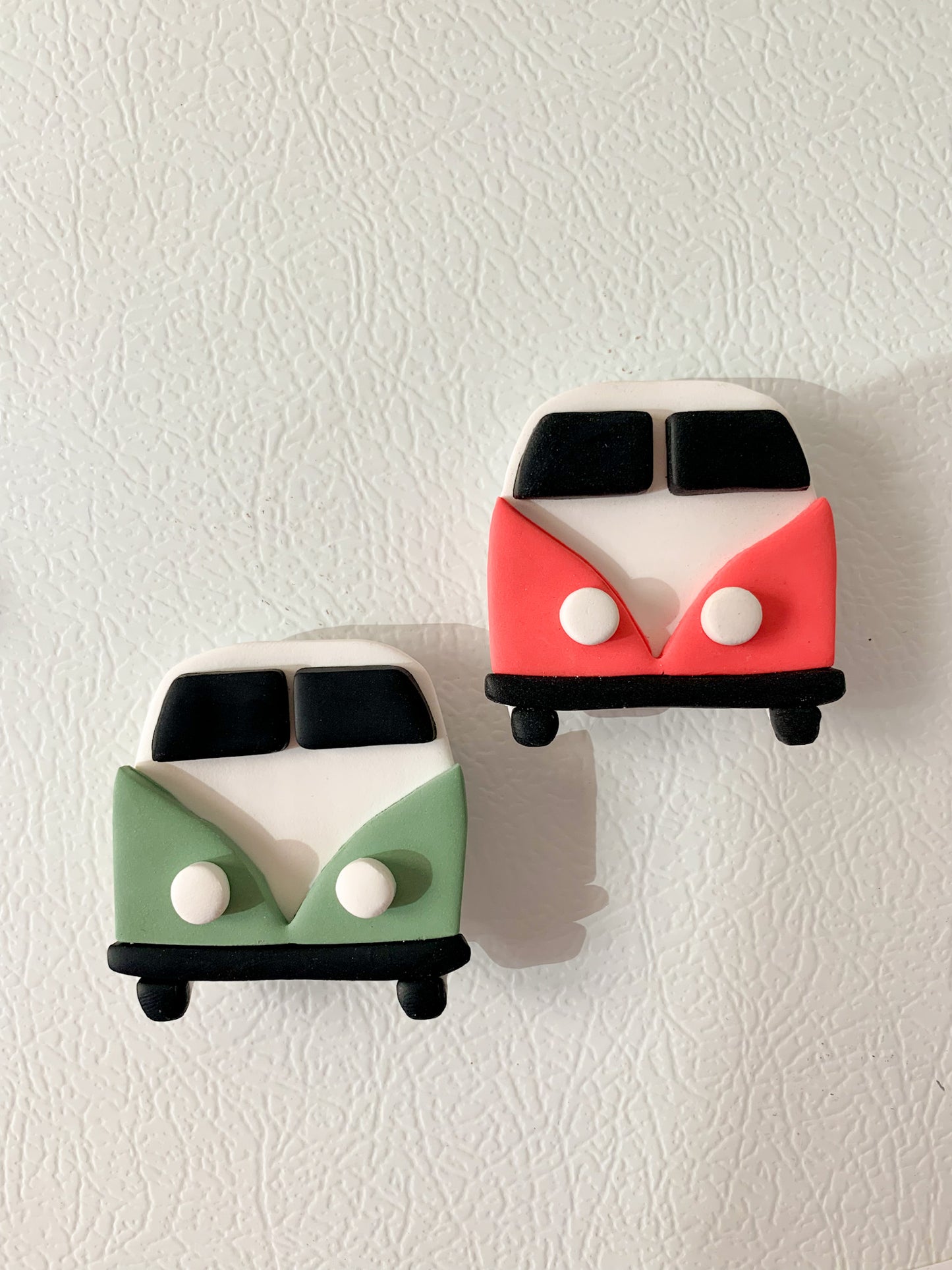 Vintage Van Magnet Pink