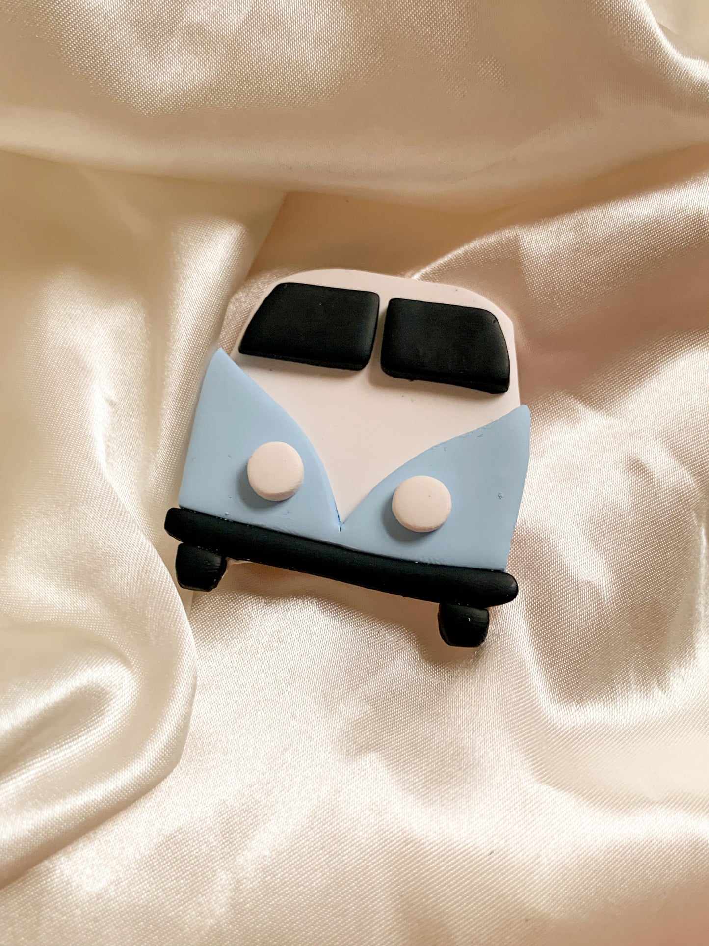 Vintage Van Magnet Sky Blue