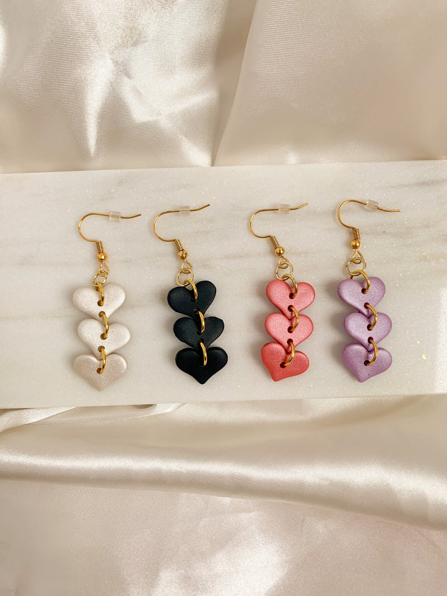 Heart Dangles - 4 Colors