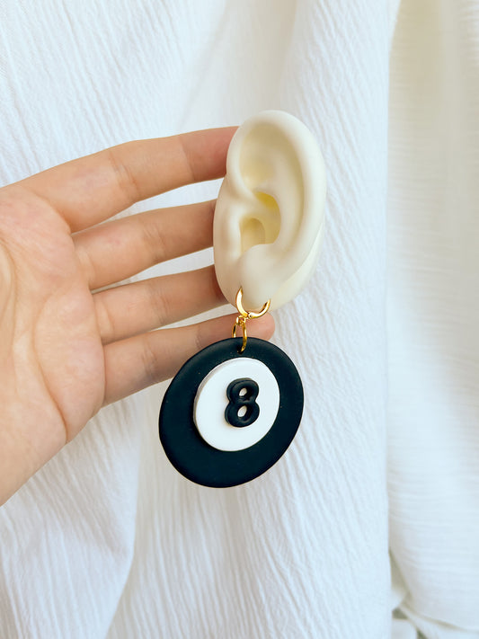 8 Ball Earrings