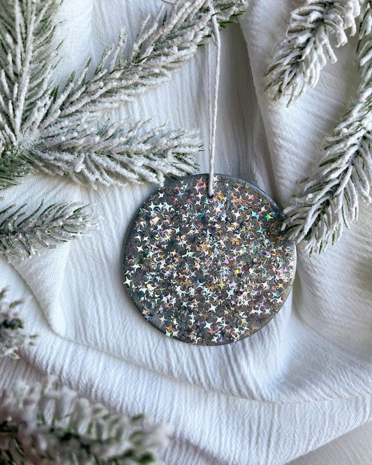 Disco Glitter Ornaments