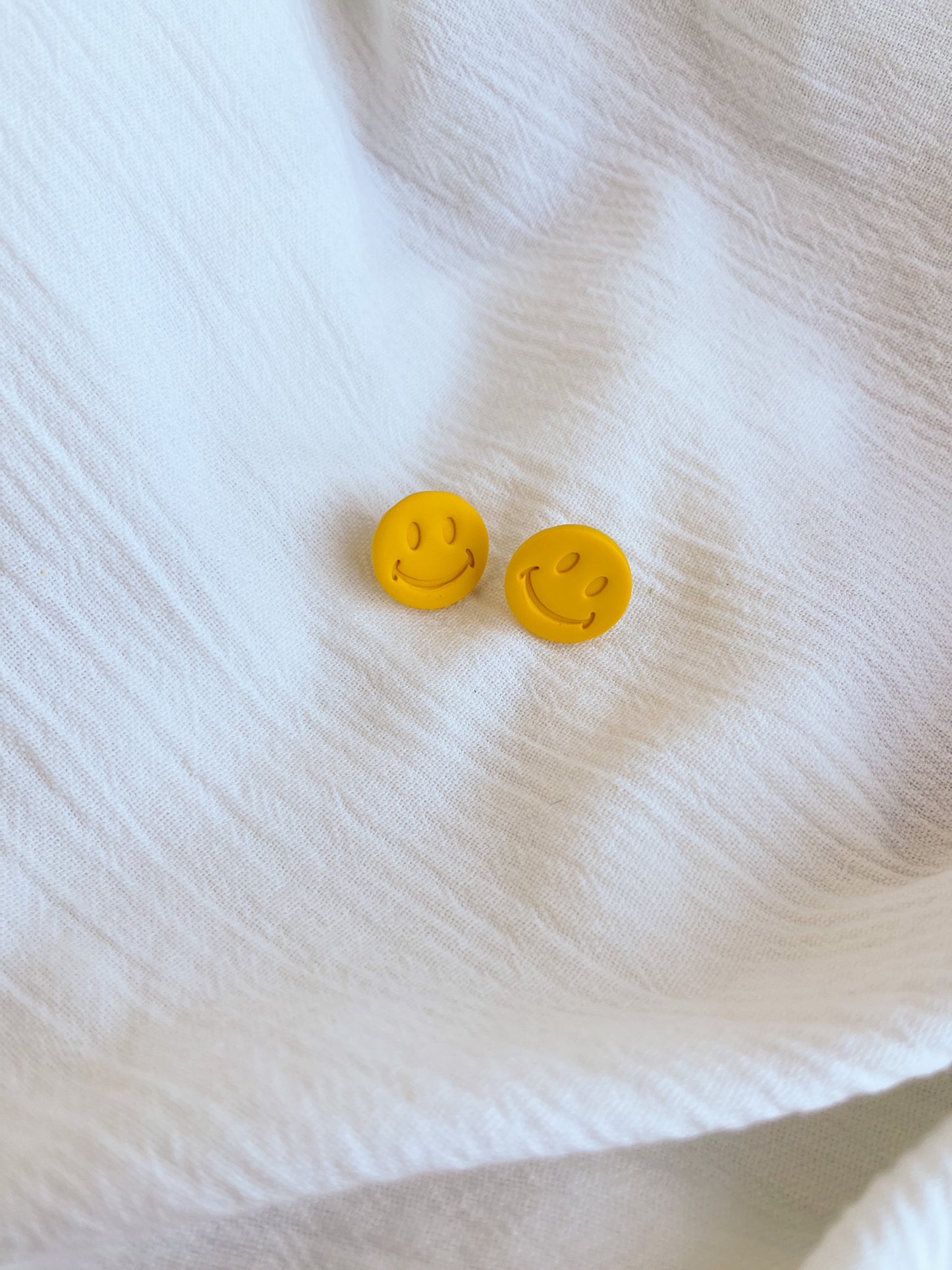 Smiley Face Studs - 3 Sizes