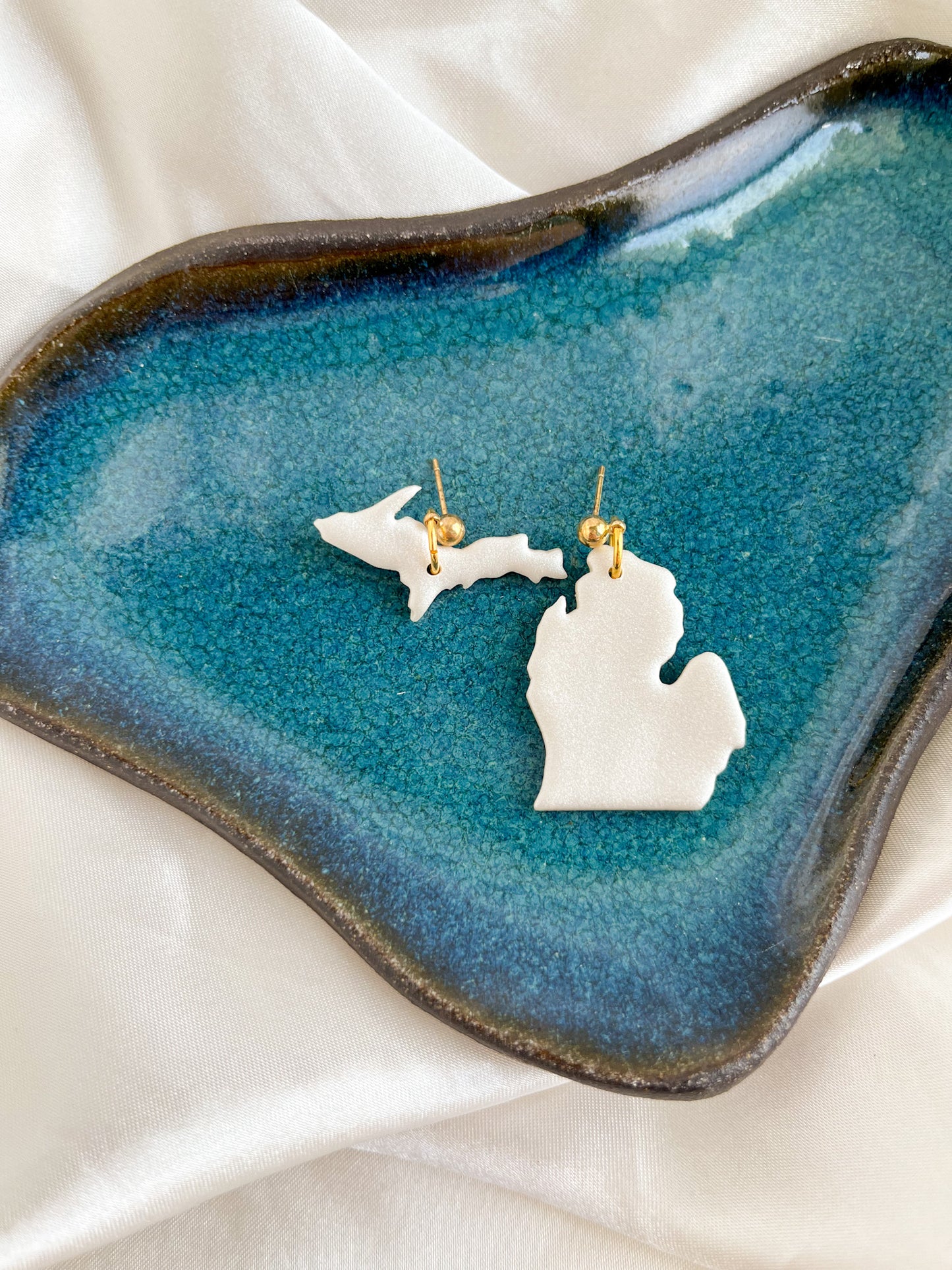 Michigan State Earrings