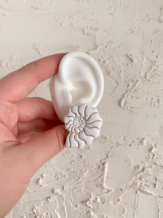 Nautilus Shell Studs