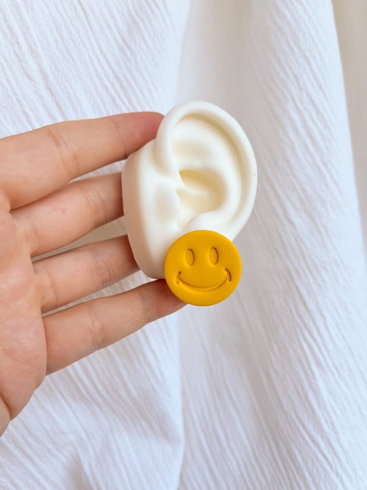 Smiley Face Studs - 3 Sizes